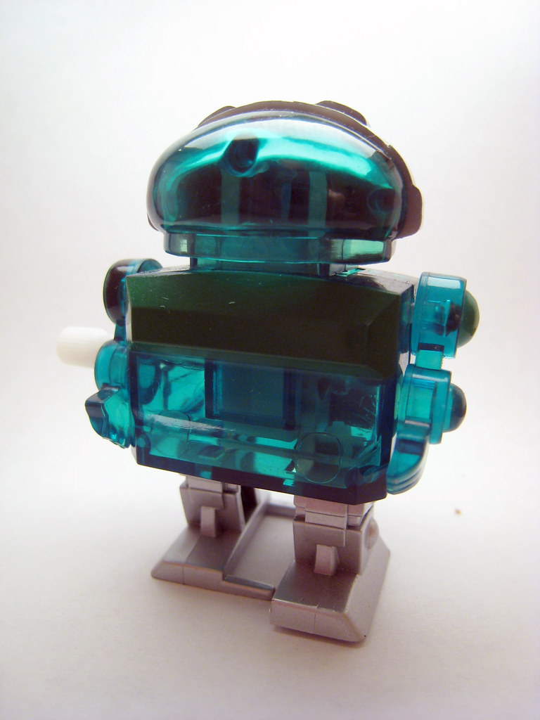 Broken robot toy